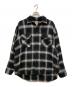 gold（ゴールド）の古着「NEL CHECK BIG WORK SHIRT／ネルチェックビッグワークシャツ」｜ブラック