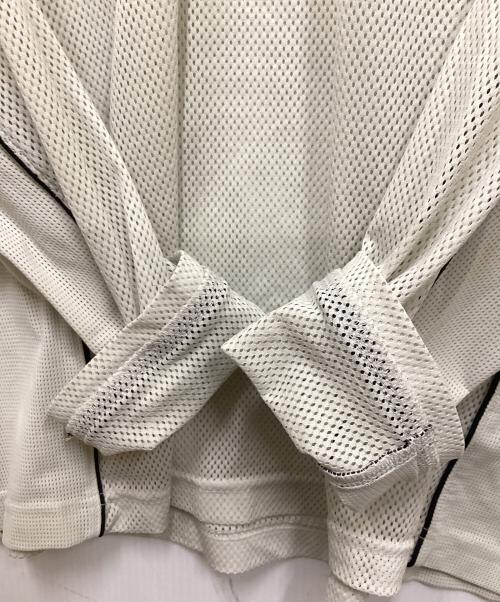 C.E（シーイー）C.E (シーイー) MESH RAGLAN COLOUR LONG SLEEVE T/メッシュラグランカラーロングスリーブTシャツ グレー サイズ:Mの古着・服飾アイテム