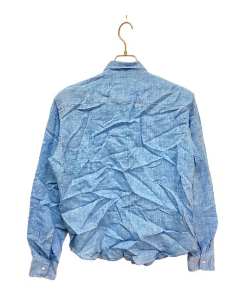 Frank&Eileen（フランクアンドアイリーン）Frank&Eileen (フランクアンドアイリーン) リネンシャツ スカイブルー サイズ:Sの古着・服飾アイテム
