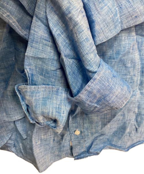 Frank&Eileen（フランクアンドアイリーン）Frank&Eileen (フランクアンドアイリーン) リネンシャツ スカイブルー サイズ:Sの古着・服飾アイテム