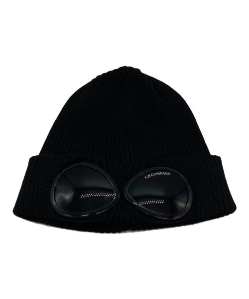C.P COMPANY（シーピーカンパニー）C.P COMPANY (シーピーカンパニー) COTTON GOGGLE BEANIE ブラックの古着・服飾アイテム