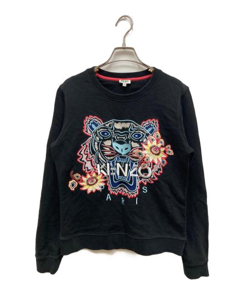 KENZO（ケンゾー）KENZO (ケンゾー) タイガー刺繍スウェット ブラック サイズ:Mの古着・服飾アイテム