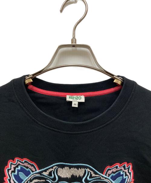 KENZO（ケンゾー）KENZO (ケンゾー) タイガー刺繍スウェット ブラック サイズ:Mの古着・服飾アイテム