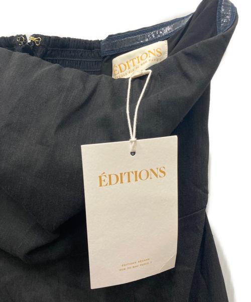 SEZANE（セザンヌ）SEZANE (セザンヌ) EDITIONS (エディションズ) ベアトップワンピース ブラック サイズ:40 未使用品の古着・服飾アイテム