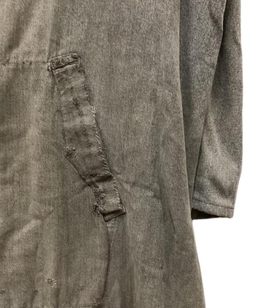 Le Favori（ル ファヴォリ）Le Favori (ル ファヴォリ) ヴィンテージブラックシャンブレーアトリエコート グレー サイズ:表記なしの古着・服飾アイテム