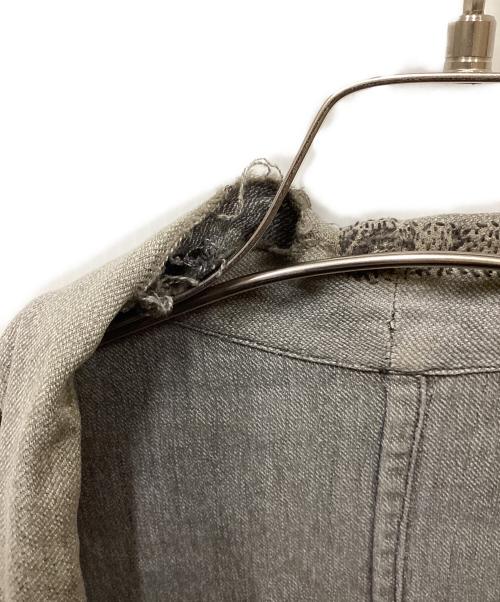 Le Favori（ル ファヴォリ）Le Favori (ル ファヴォリ) ヴィンテージブラックシャンブレーアトリエコート グレー サイズ:表記なしの古着・服飾アイテム