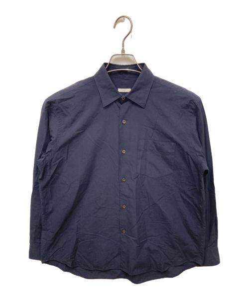 COMOLI（コモリ）COMOLI (コモリ) シャツ ネイビーの古着・服飾アイテム