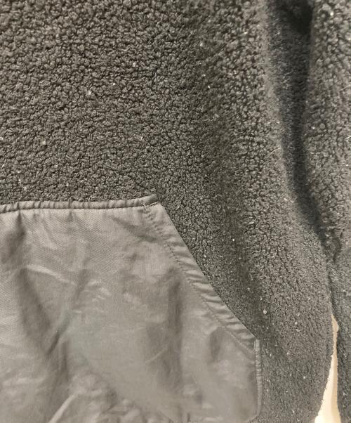 A.P.C.（アーペーセー）A.P.C. (アーペーセー) ウールパイルハーフジップジャケット ブラック サイズ:XLの古着・服飾アイテム