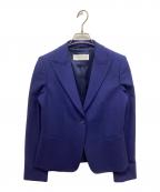 MaxMaraマックスマーラ）の古着「ピークドラペル1Bテーラードジャケット」｜ブルー