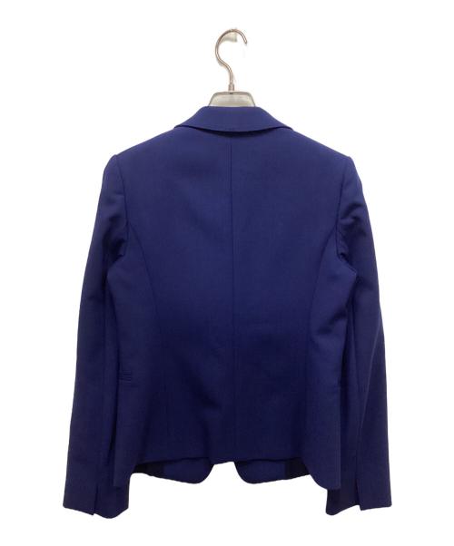 MaxMara（マックスマーラ）MaxMara (マックスマーラ) ピークドラペル1Bテーラードジャケット ブルー サイズ:I40の古着・服飾アイテム