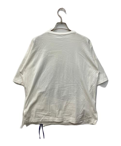 ENFOLD（エンフォルド）ENFOLD (エンフォルド) Cut Layered/カットレイヤードTシャツ ホワイト サイズ:38の古着・服飾アイテム