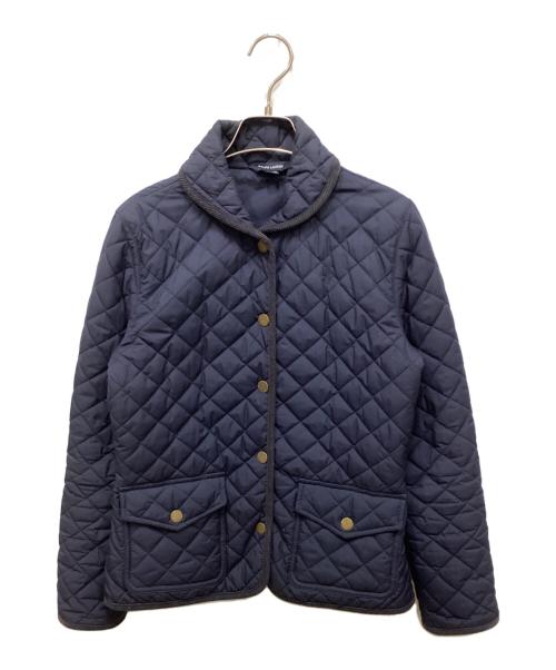 RALPH LAUREN（ラルフローレン）RALPH LAUREN (ラルフローレン) キルティングジャケット ネイビー サイズ:XL（16）160/84の古着・服飾アイテム