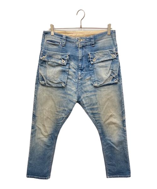 NATAL DESIGN（ネイタルデザイン）NATAL DESIGN (ネイタルデザイン) G55 サルエルデニムパンツ スカイブルー サイズ:W32の古着・服飾アイテム