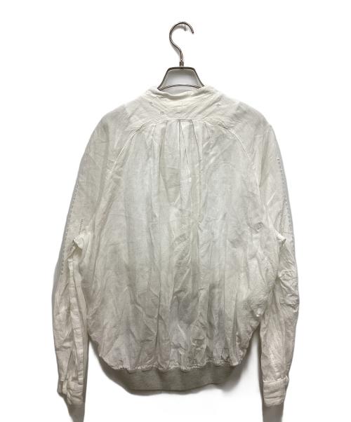 KAPITAL（キャピタル）KAPITAL (キャピタル) カットワークスリーブリネンブルゾン ホワイト サイズ:XSの古着・服飾アイテム