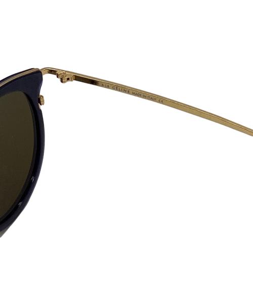 CELINE（セリーヌ）CELINE (セリーヌ) メタル×アセテートサングラス ネイビー サイズ:56-17-140の古着・服飾アイテム