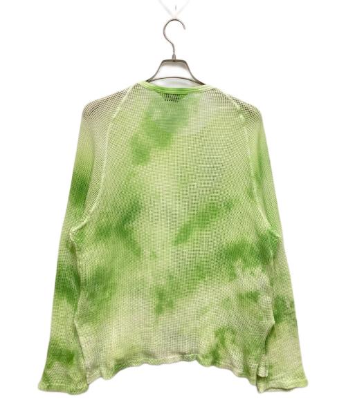 ANCELLM（アンセルム）ANCELLM (アンセルム) DYED MESH LS T-SHIRT/タイダイメッシュロングスリーブTシャツ グリーン サイズ:1の古着・服飾アイテム