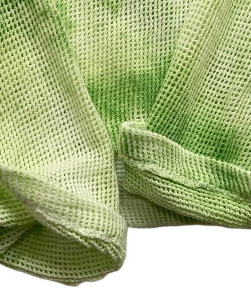 ANCELLM（アンセルム）ANCELLM (アンセルム) DYED MESH LS T-SHIRT/タイダイメッシュロングスリーブTシャツ グリーン サイズ:1の古着・服飾アイテム