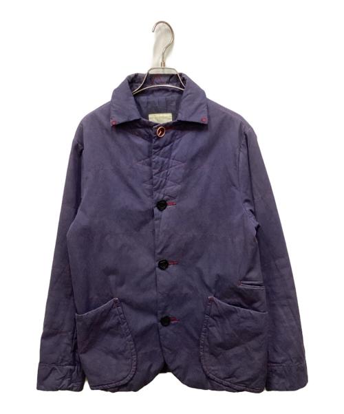 Voo（ボー）Voo (ボー) タイプライター地ステッチデザインジャケット ネイビー サイズ:ーの古着・服飾アイテム