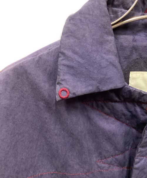 Voo（ボー）Voo (ボー) タイプライター地ステッチデザインジャケット ネイビー サイズ:ーの古着・服飾アイテム