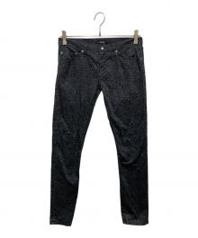 UNDERCOVERISM（アンダーカバーイズム）の古着「レオパード柄スキニーパンツ」｜ブラック