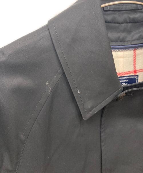 J.PRESS（ジェイプレス）J.PRESS (ジェイプレス) ギャバジン バルマカーン コート ネイビー サイズ:Mの古着・服飾アイテム