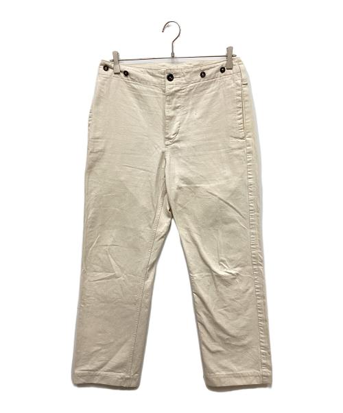 MHL（エムエイチエル）MHL (エムエイチエル) ワークパンツ アイボリー サイズ:Sの古着・服飾アイテム