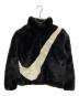 NIKE（ナイキ）の古着「エコファー ビッグスウッシュ フリースジャケット」｜ブラック