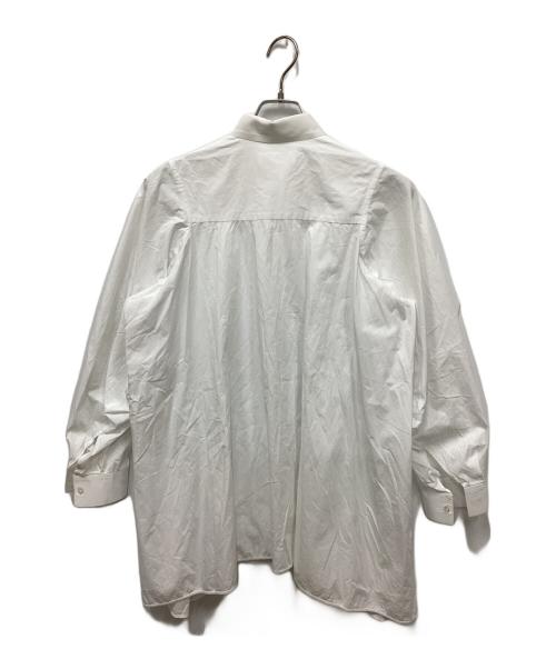 ENFOLD（エンフォルド）ENFOLD (エンフォルド) SOMELOS ランダムフレアシャツ ホワイト サイズ:38の古着・服飾アイテム