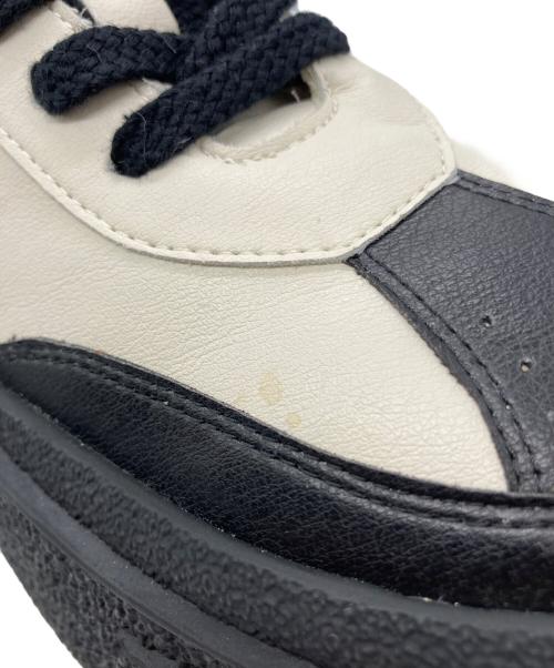 EKCOOKIES（イーケークッキーズ）EKCOOKIES (イーケークッキーズ) 厚底バイカラースニーカー ホワイト×ブラック サイズ:24cmの古着・服飾アイテム