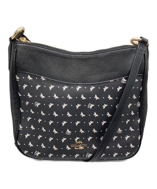 COACH（コーチ）COACH (コーチ) バタフライ柄ショルダーバッグ ブラックの古着・服飾アイテム