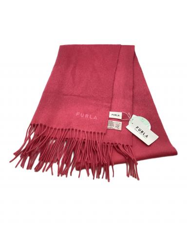 中古・古着通販】FURLA (フルラ) カシミヤマフラー ピンク 未使用品