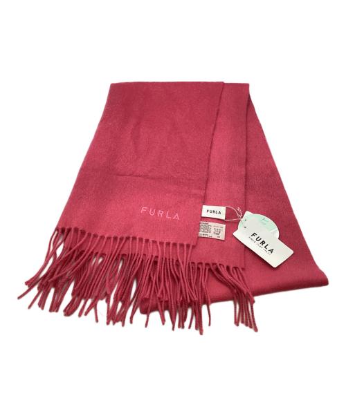 FURLA（フルラ）FURLA (フルラ) カシミヤマフラー ピンク 未使用品の古着・服飾アイテム