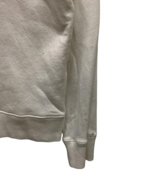 maison kitsune（メゾンキツネ）MAISON KITSUNE (メゾンキツネ) ロゴスウェット ホワイト サイズ:XSの古着・服飾アイテム