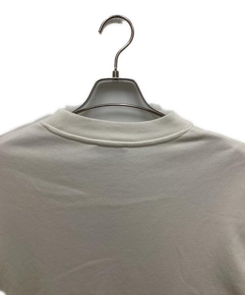 maison kitsune（メゾンキツネ）MAISON KITSUNE (メゾンキツネ) ロゴスウェット ホワイト サイズ:XSの古着・服飾アイテム