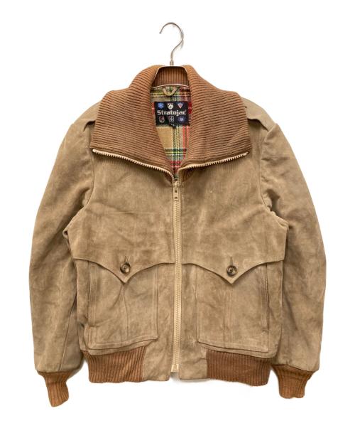 STRATOJAC（ストラトジャック）STRATOJAC (ストラトジャック) ウエスタンヨークスエードジャケット ベージュ サイズ:42の古着・服飾アイテム