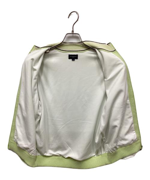 BURBERRY GOLF（バーバリーゴルフ）BURBERRY GOLF (バーバリーゴルフ) アンゴラジップニット 黄緑 サイズ:Lの古着・服飾アイテム