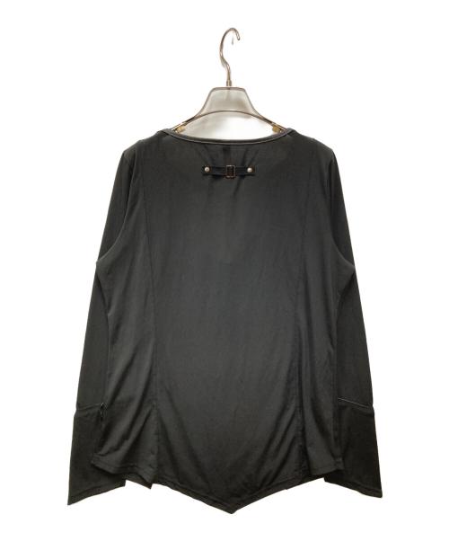 OzzOnJapan（オッズオンジャパン）OzzOnJapan (オッズオンジャパン) 異素材切替ハーネスデザインカットソー ブラック サイズ:表記無しの古着・服飾アイテム