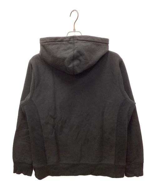 SUPREME（シュプリーム）SUPREME (シュプリーム) 18AW Perforated Leather Hooded Sweatshirt/パーファレイティド レザー フーディー スウェットシャツ ブラック サイズ:Mの古着・服飾アイテム
