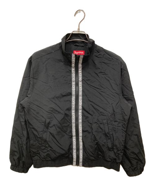 SUPREME（シュプリーム）Supreme (シュプリーム) Classic Logo Taping Track Jacket/クラシックロゴテーピングトラックジャケット ブラック サイズ:Sの古着・服飾アイテム