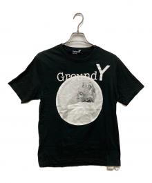 GROUND Y（グラウンドワイ）の古着「MMグラフィック Tシャツ」｜ブラック