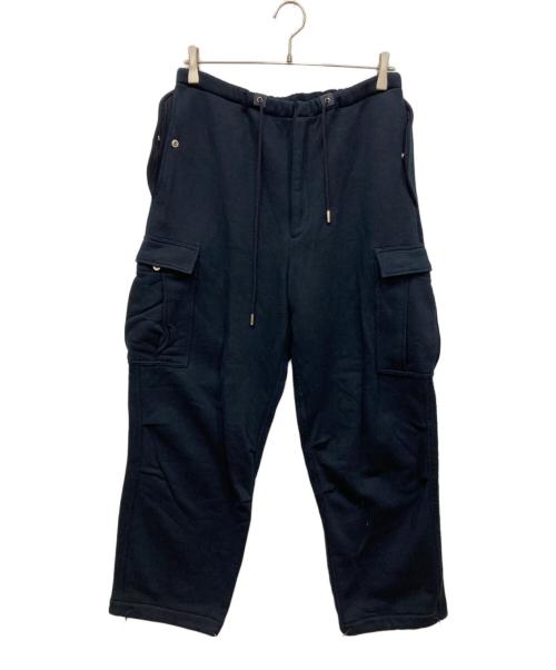 Name.（ネーム）Name. (ネーム) ASYMMETRIC SWEAT CARGO PANTS/アシンメトリックスウェットカーゴパンツ ネイビー サイズ:1の古着・服飾アイテム