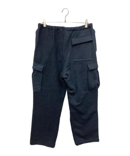 Name.（ネーム）Name. (ネーム) ASYMMETRIC SWEAT CARGO PANTS/アシンメトリックスウェットカーゴパンツ ネイビー サイズ:1の古着・服飾アイテム