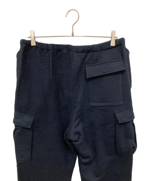 Name.（ネーム）Name. (ネーム) ASYMMETRIC SWEAT CARGO PANTS/アシンメトリックスウェットカーゴパンツ ネイビー サイズ:1の古着・服飾アイテム