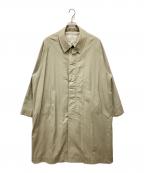 STUDIO NICHOLSONスタジオ ニコルソン）の古着「オーバーサイズステンカラーコート」｜ベージュ