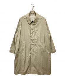 STUDIO NICHOLSON（スタジオ ニコルソン）の古着「オーバーサイズステンカラーコート」｜ベージュ