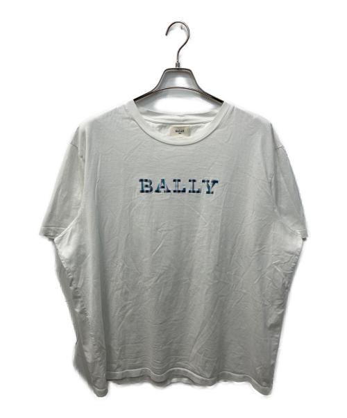 BALLY（バリー）BALLY (バリー) 刺繍Tシャツ ホワイト サイズ:XXLの古着・服飾アイテム