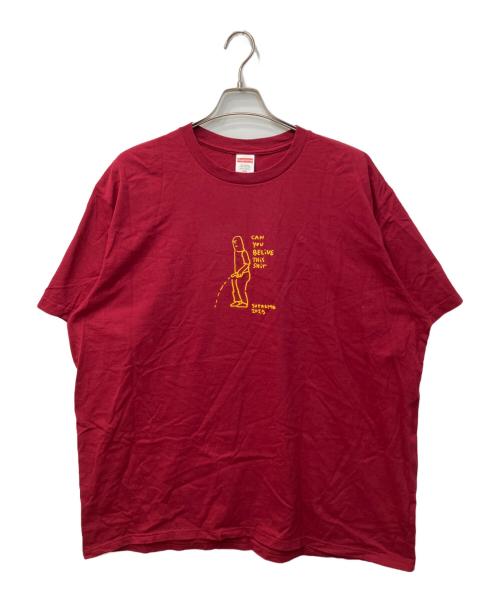 SUPREME（シュプリーム）SUPREME (シュプリーム) 25SS PISS TEE/ピスTシャツ レッド サイズ:XXLの古着・服飾アイテム