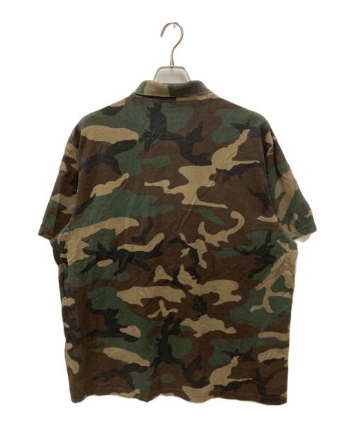 SUPREME（シュプリーム）Supreme (シュプリーム) 25SS Washed Camo Polo/ウォッシュドカモフラージュポロシャツ グリーン サイズ:XLの古着・服飾アイテム