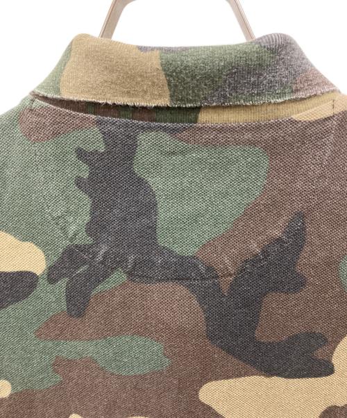 SUPREME（シュプリーム）Supreme (シュプリーム) 25SS Washed Camo Polo/ウォッシュドカモフラージュポロシャツ グリーン サイズ:XLの古着・服飾アイテム