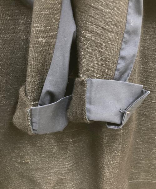 sacai（サカイ）sacai (サカイ) シャツ×スウェットドッキング再構築カットソー ネイビー サイズ:02の古着・服飾アイテム